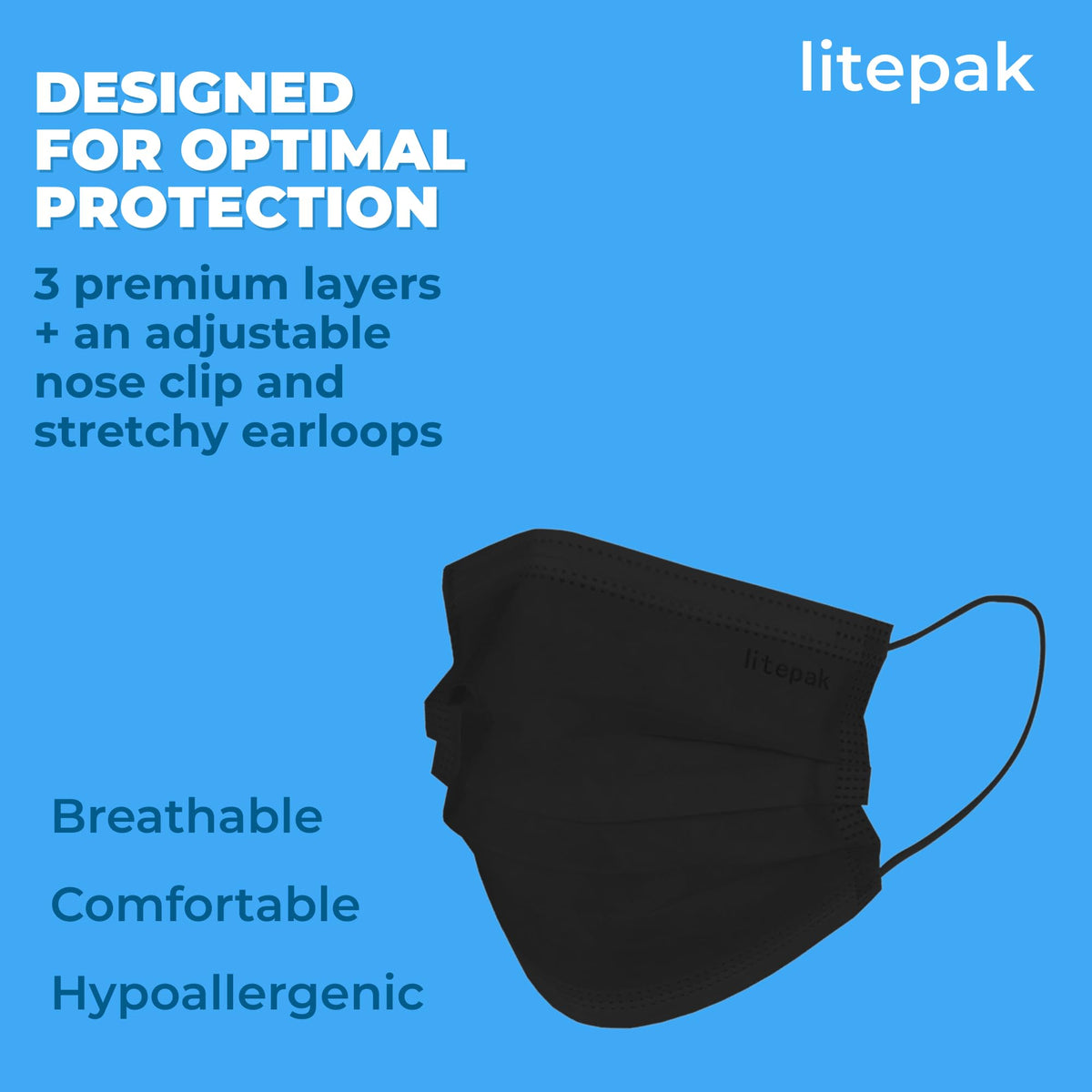 Litepak soft inner fabric detail emphasizes comfort against the skin.