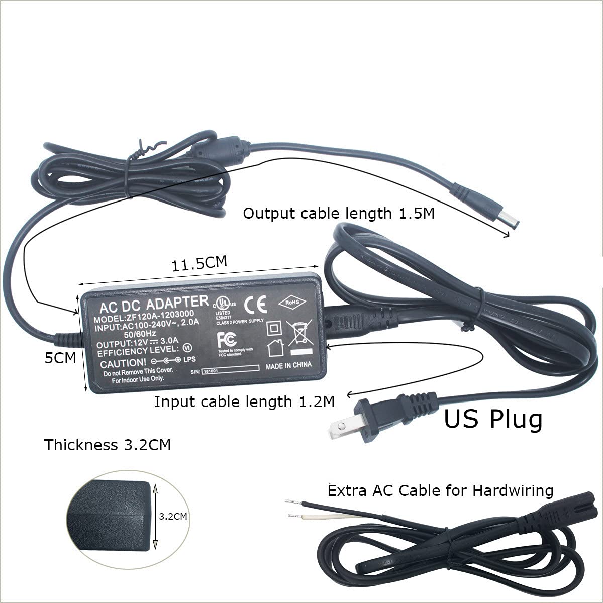 Litever included dimmer enables smooth 0–100% brightness control.