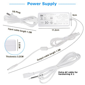 Litever dimmable dimmer included for precise brightness
