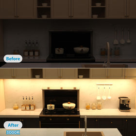 Litever LED dimmer control for smooth brightness adjustment.