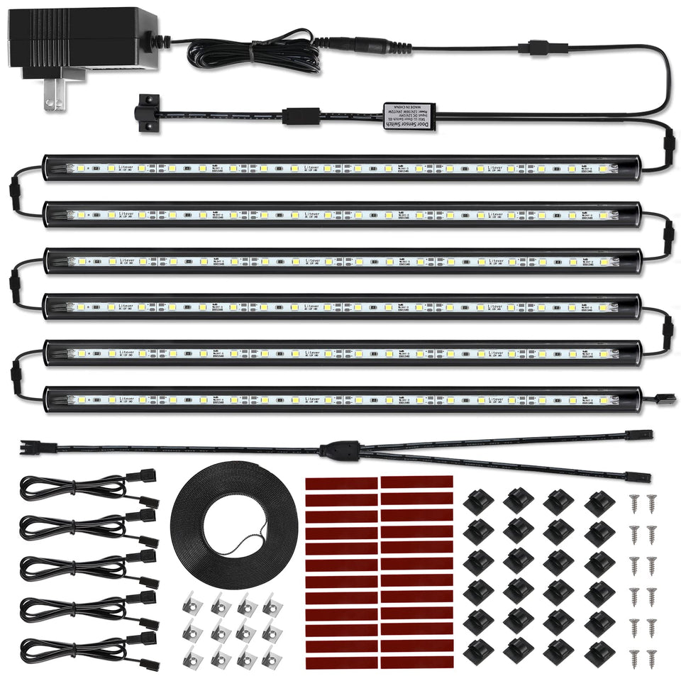 Litever LED Safe Lighting Kit door activation—hands-free illumination when opening the safe.