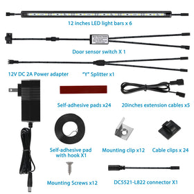 Litever extendable kit with two-way splitter for flexible layouts inside spaces.
