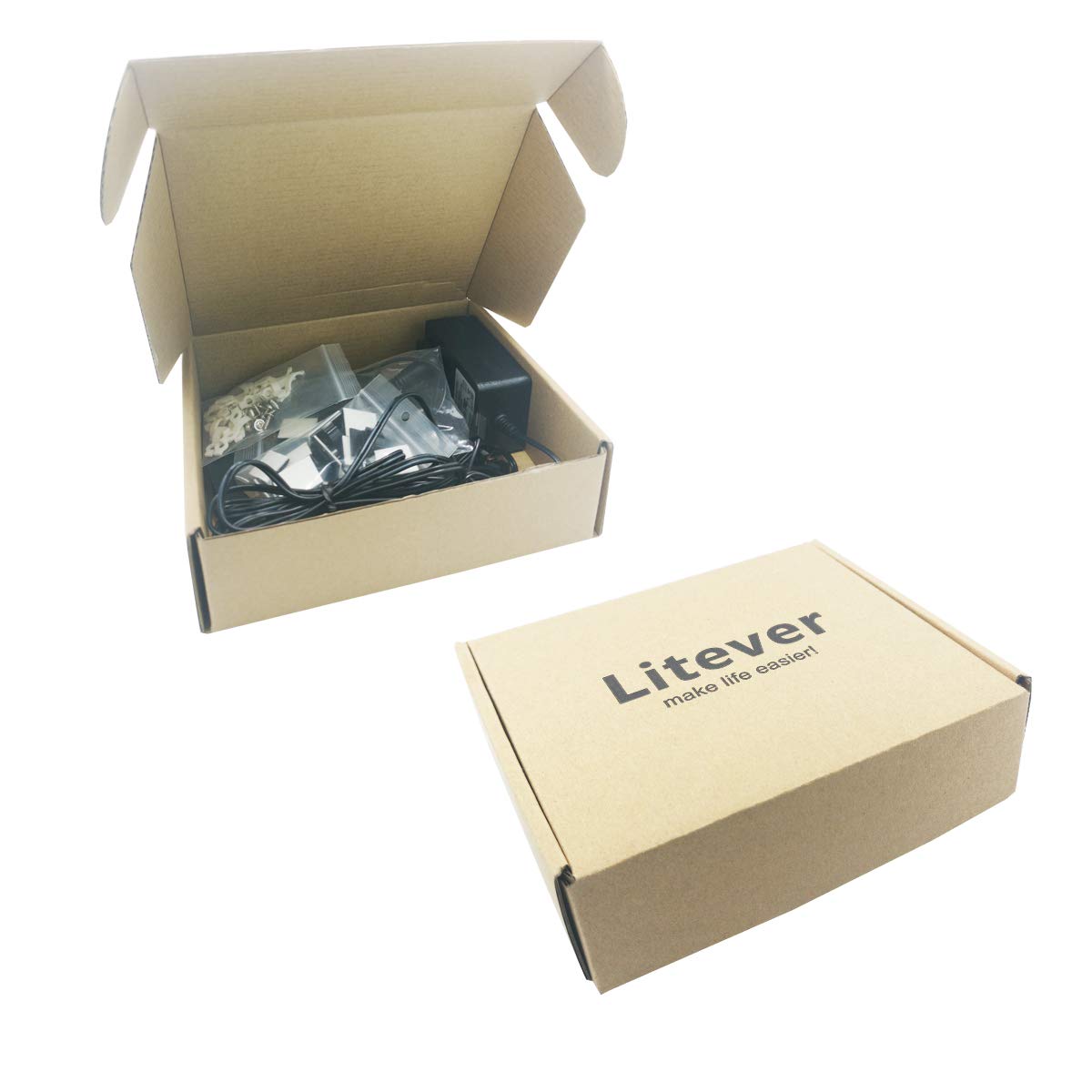 Litever mounting clips and screws for clean, hidden installation.