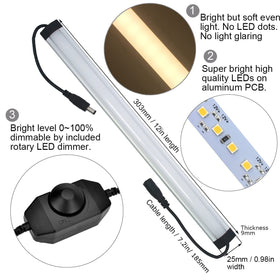 Litever premium power supply ensures stable, flicker-free light.