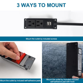 Litever removable plug simplifies installation through small safe openings.