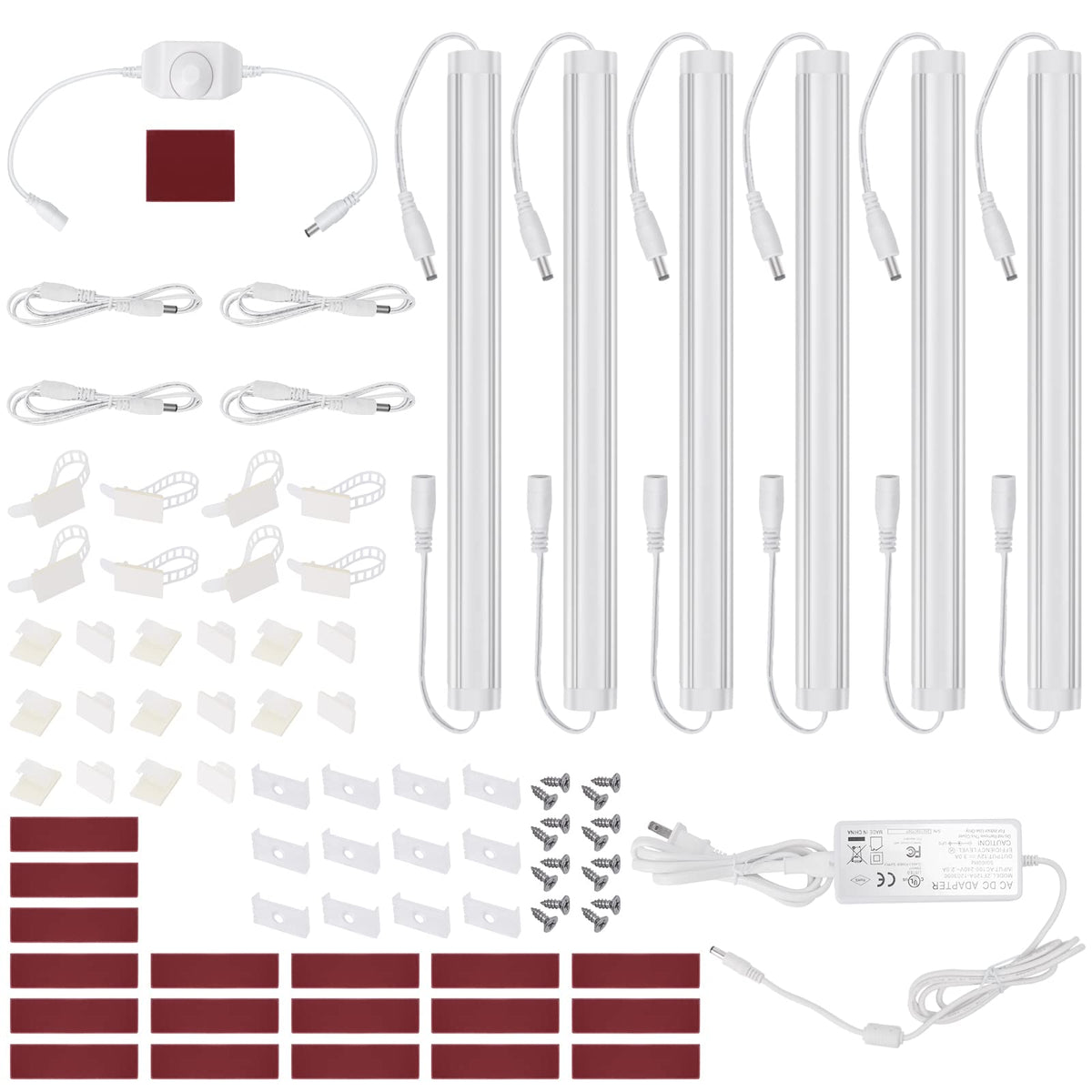 Litever under-cabinet LED light bars for even countertop illumination
