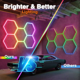 Litezone garage, gym, and studio decor elevates ambiance with vibrant lighting.