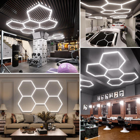 Litezone Hexagon Lights optimize heat dissipation for long-hour operation.