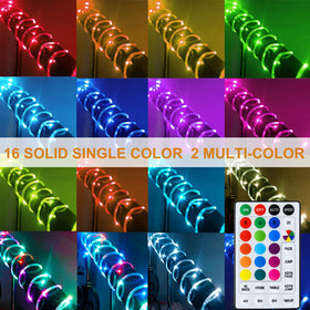 LitHome 18 colors changing rope lights ideal for festive mood.
