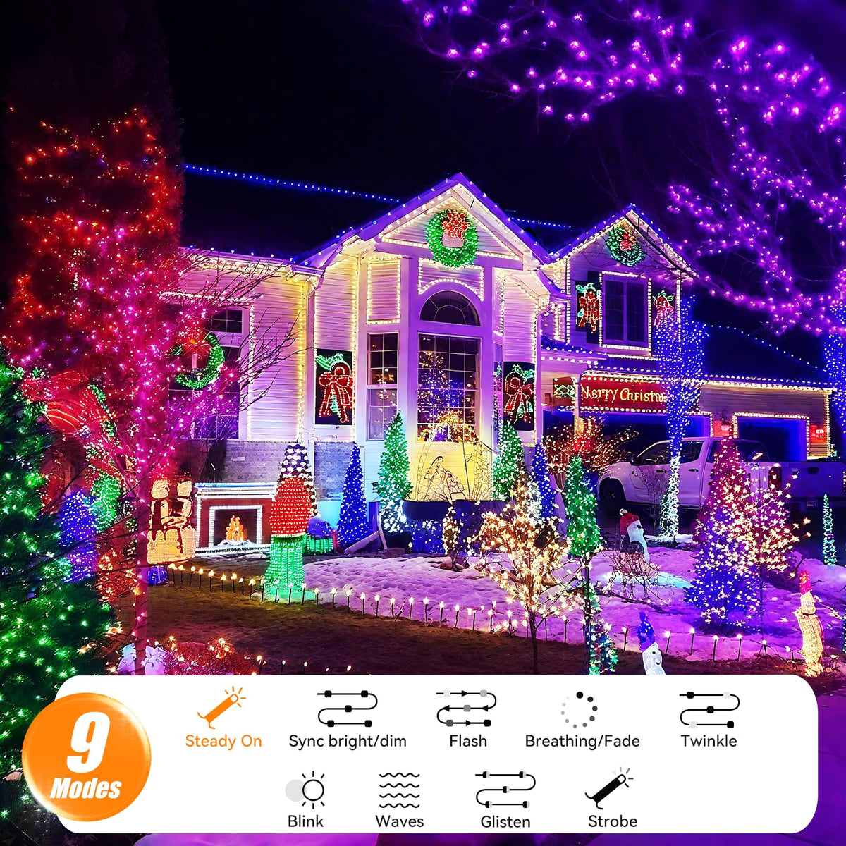 LitHome waterproof lights suitable for indoor and outdoor use
