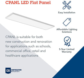 Lithonia CPANL 1x4 ceiling installation demonstrating simple mounting