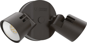 Lithonia HomeGuard 2RH flood light with two round heads providing broad outdoor coverage