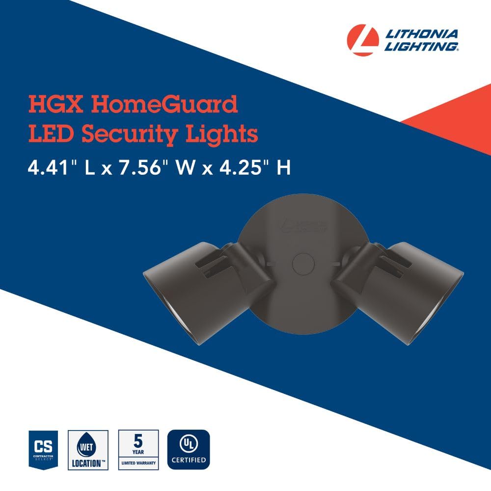 Lithonia HomeGuard delivers 4000K cool white illumination for driveways