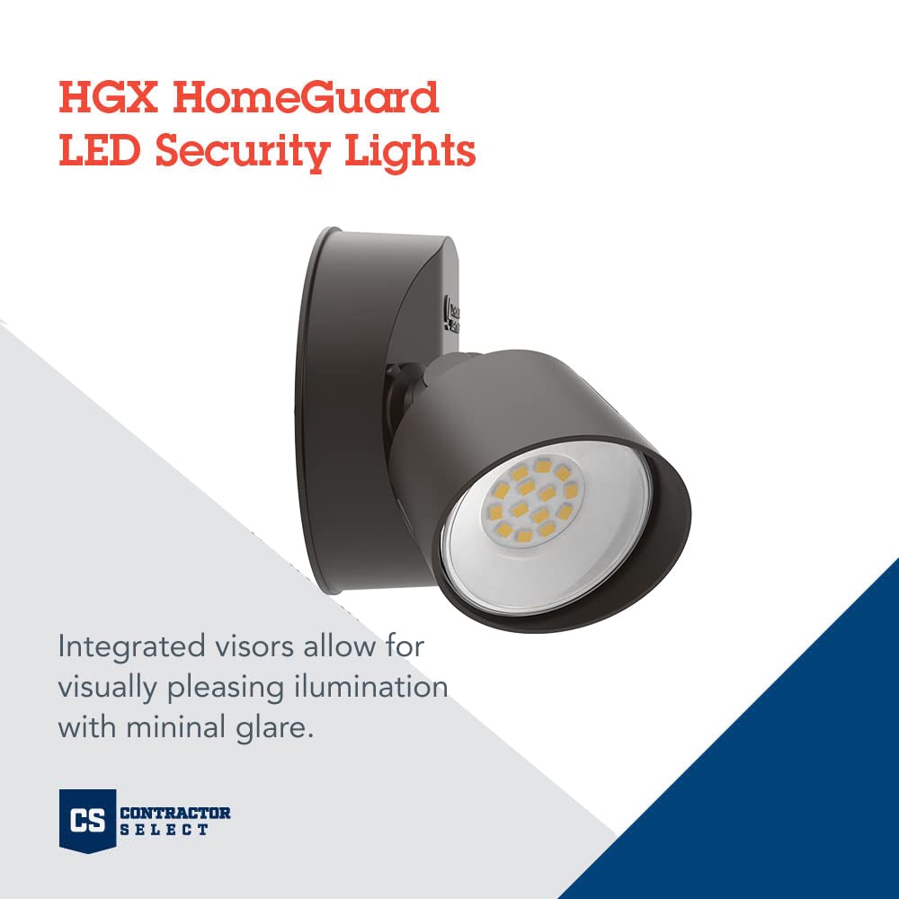 HomeGuard IP65 wet-location rated outdoor flood light in harsh weather