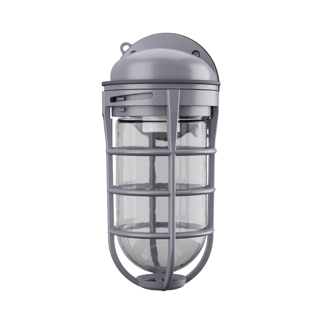 Lithonia Jelly Jar includes a junction box for straightforward wiring.