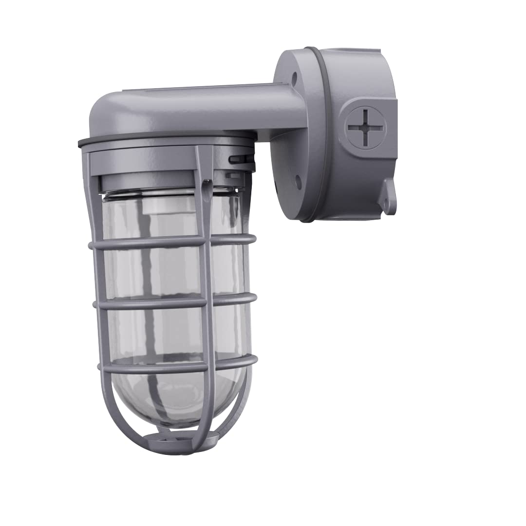 Lithonia Jelly Jar supports multiple bulb types for versatile lighting.