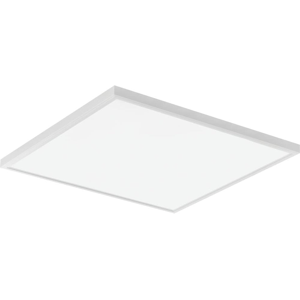 Lithonia Lighting CPANL panel light ceiling view with uniform flicker-free illumination for offices