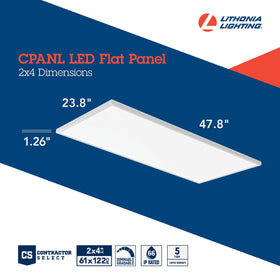 Lithonia CPANL T-bar clips enable quick grid-ceiling installation.
