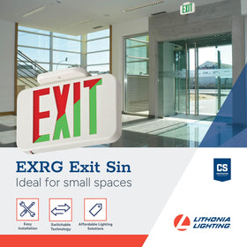 EXRG back plate and mounting hardware for wall or ceiling installation