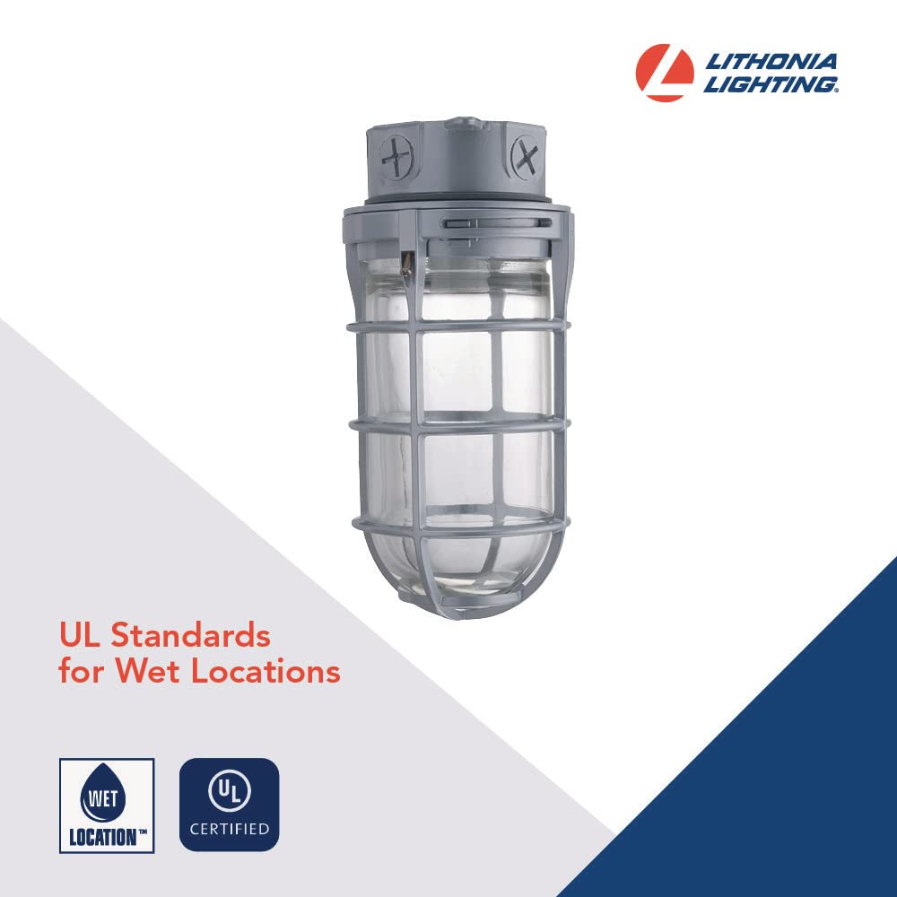 Vapor Tight Jelly Jar fixture resists moisture in interior and exterior spaces