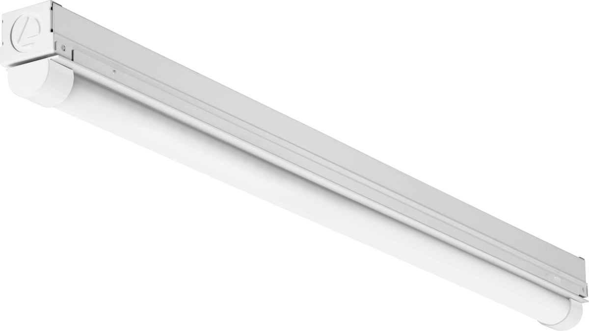 Lithonia MNSL strip light installed on ceiling for even task lighting.