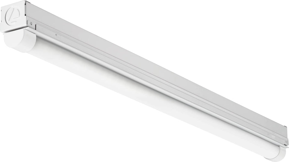 Lithonia MNSL strip light installed on ceiling for even task lighting.