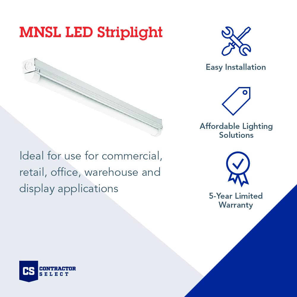 Lithonia Lighting MNSLL46 4ft strip light wall mount for vertical spaces