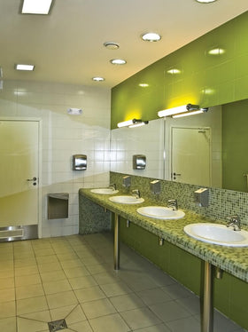 Suitable for damp indoor locations, Lithonia Quantum Emergency Light operates from 50–104°F.
