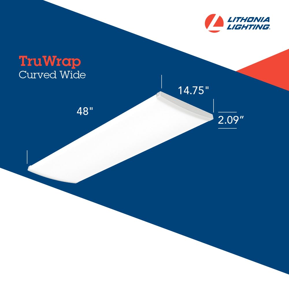 Lithonia TruWrap 0-10V dimming enables smooth lighting control.