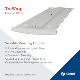 Lithonia TruWrap adjustable lumens let you tailor brightness for tasks.