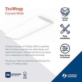 Lithonia TruWrap color temperature switch supports warm to daylight tones.