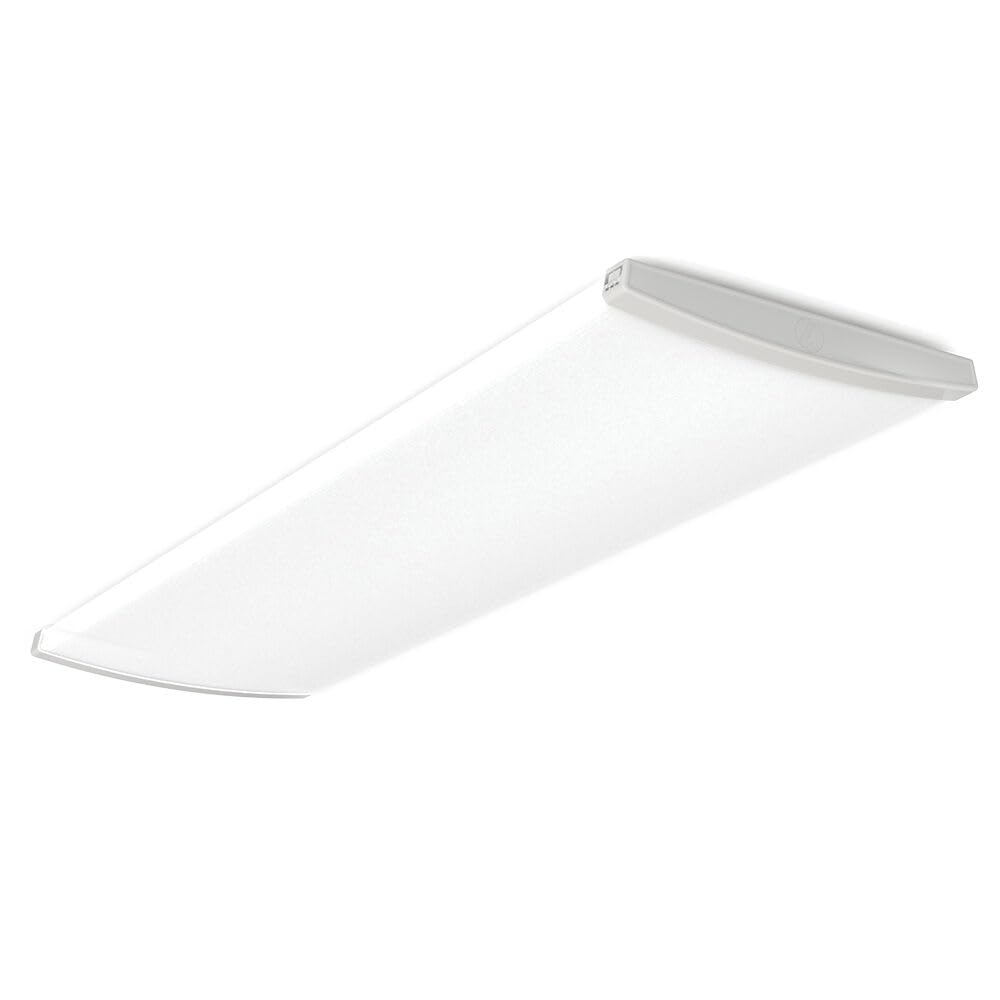 Lithonia TruWrap low-profile wraparound provides glare-free, even garage lighting.