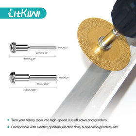 LitKiwi wet cutting demo illustrating dust reduction and clean finishes