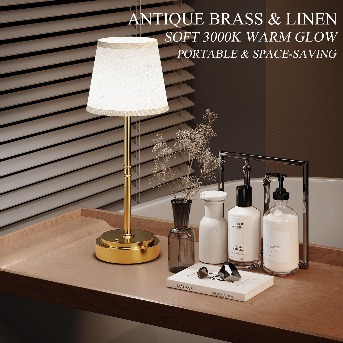 Litluzecozy linen shade diffuses warm light for comfortable evenings