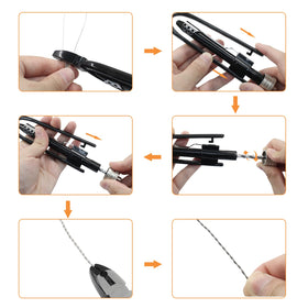 Litoexpe wire twisting pliers close-up highlighting precise operation