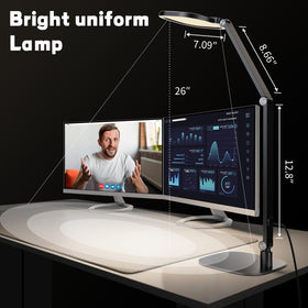 LitONES LED desk lamp brightness and color temperature controls for different moods.