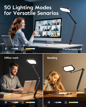 LitONES touch-control lamp head keeps controls within reach