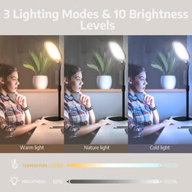 LitONES Zoom light uses side-emitting design for natural skin tones