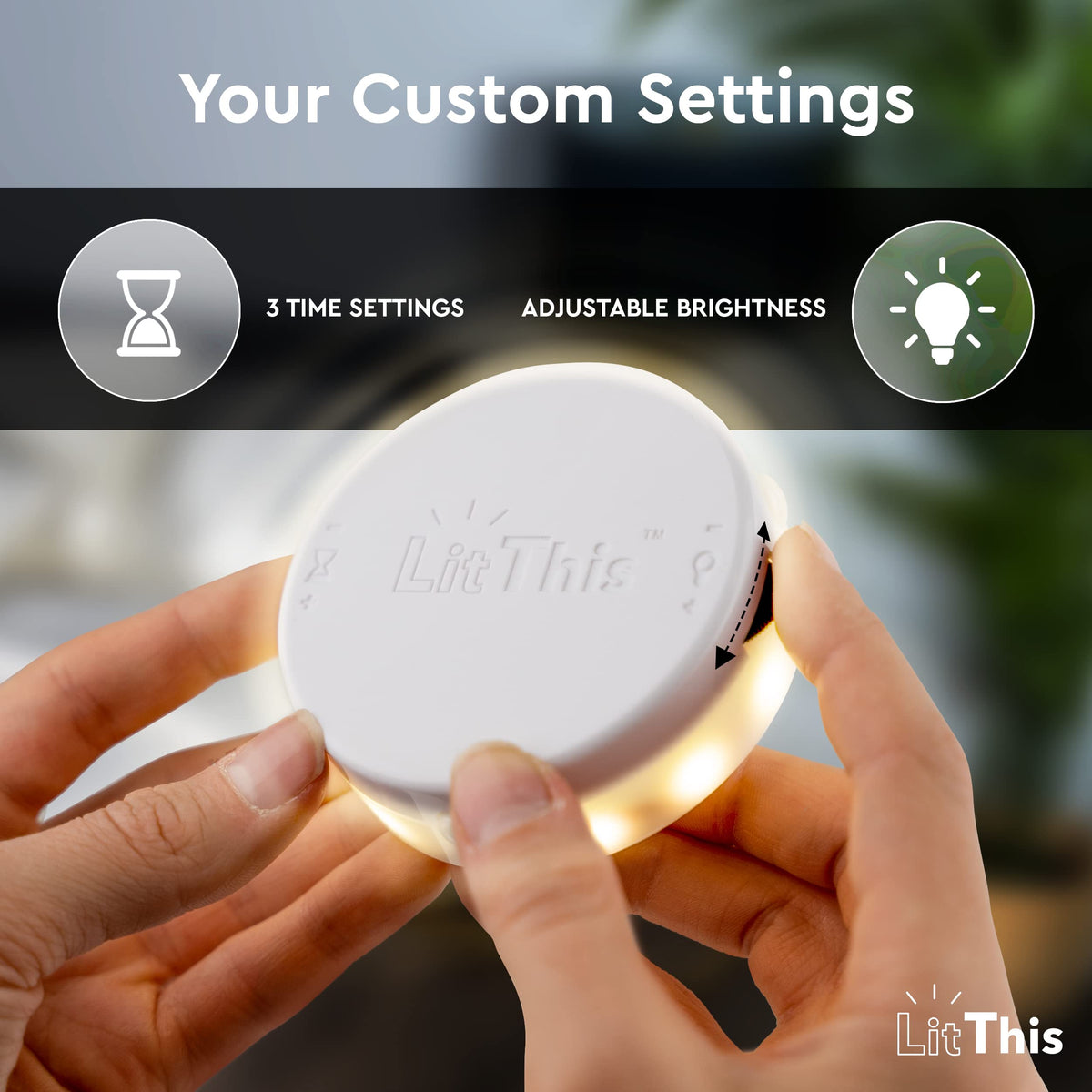 LitThis low battery alert keeps you informed before darkness returns.