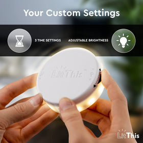 LitThis low battery alert keeps you informed before darkness returns.