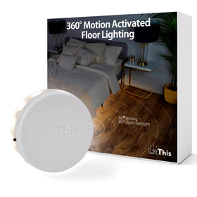 LitThis under-bed lights with motion sensor offer hands-free illumination for safe nightly navigation.