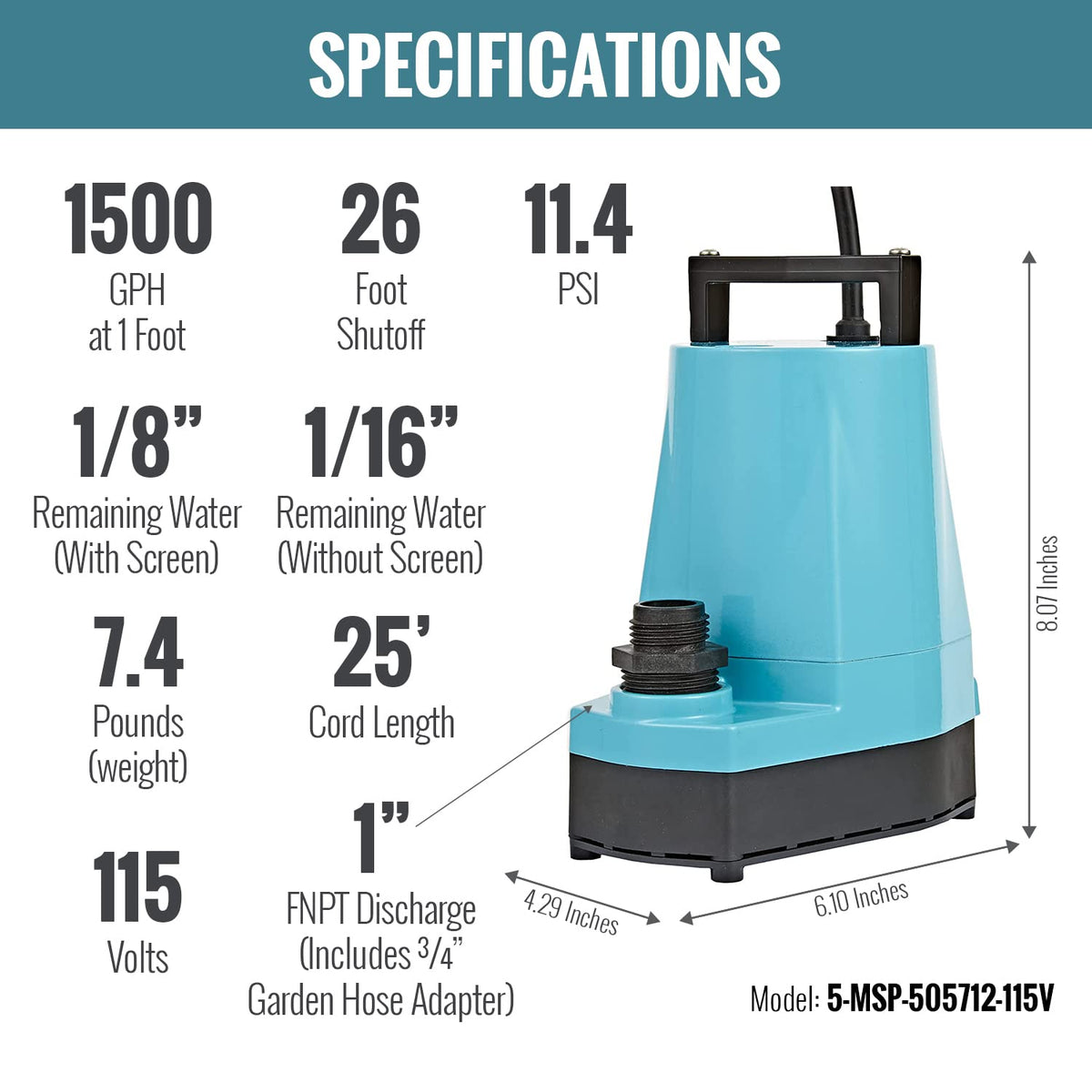 Little Giant 5-MSP compact, portable design with handle