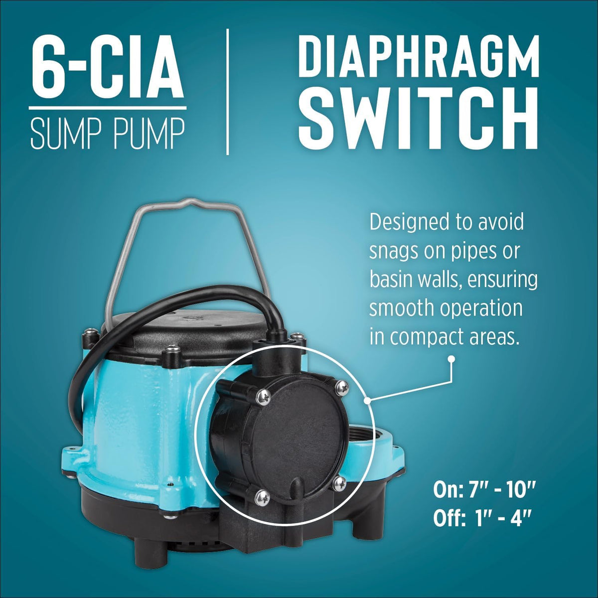 Little Giant 6-CIA 10-foot cord adds installation flexibility