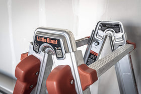 Little Giant aluminum leveler bracket provides sturdy, lightweight support