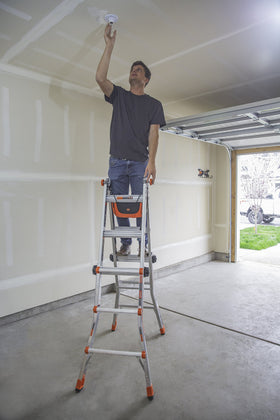 Little Giant Cargo Hold uses ballistic nylon and steel for durable performance.