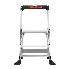 Little Giant Jumbo Step 375 lb rating supports versatile tasks.