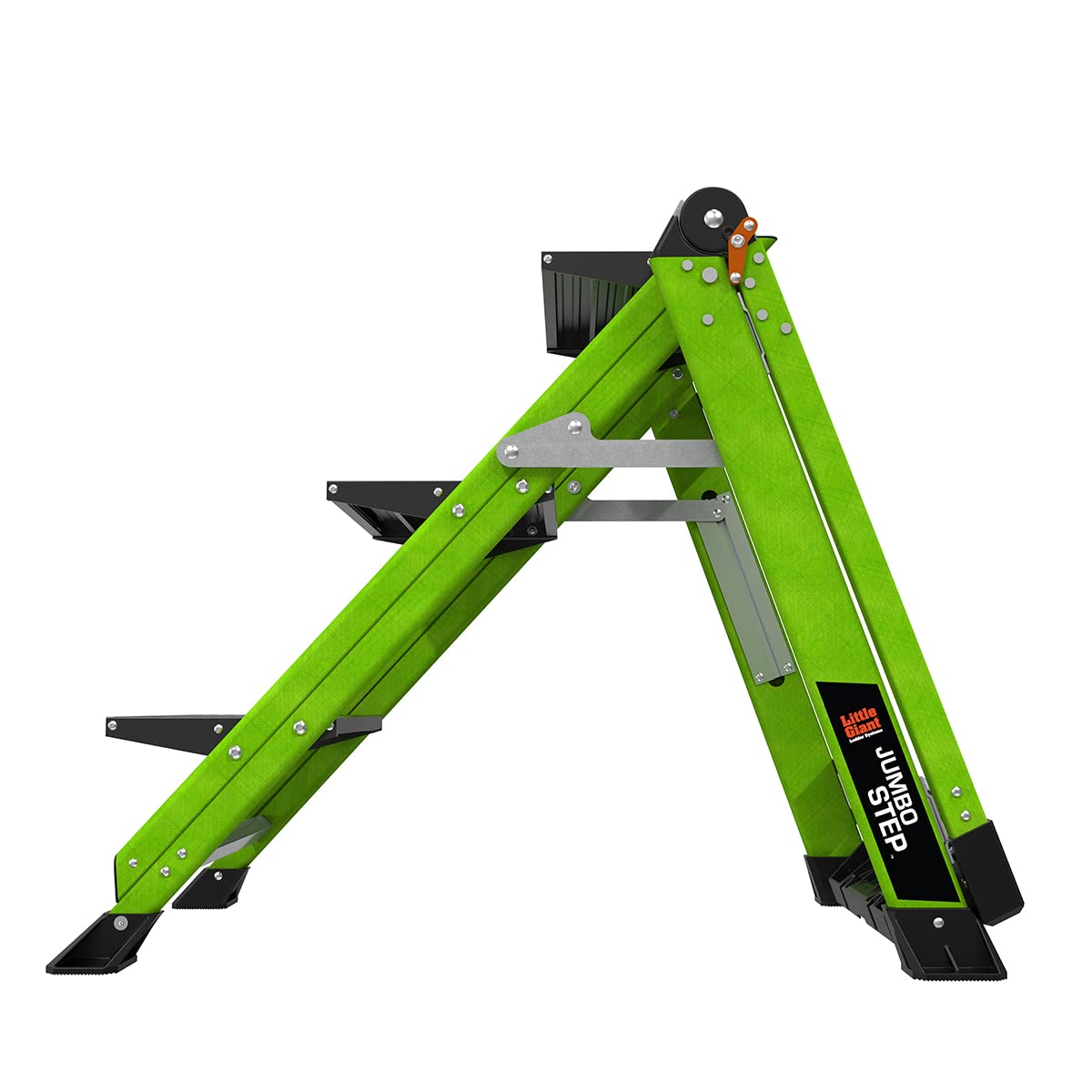 Little Giant Jumbo Step compact and lightweight for easy transport.