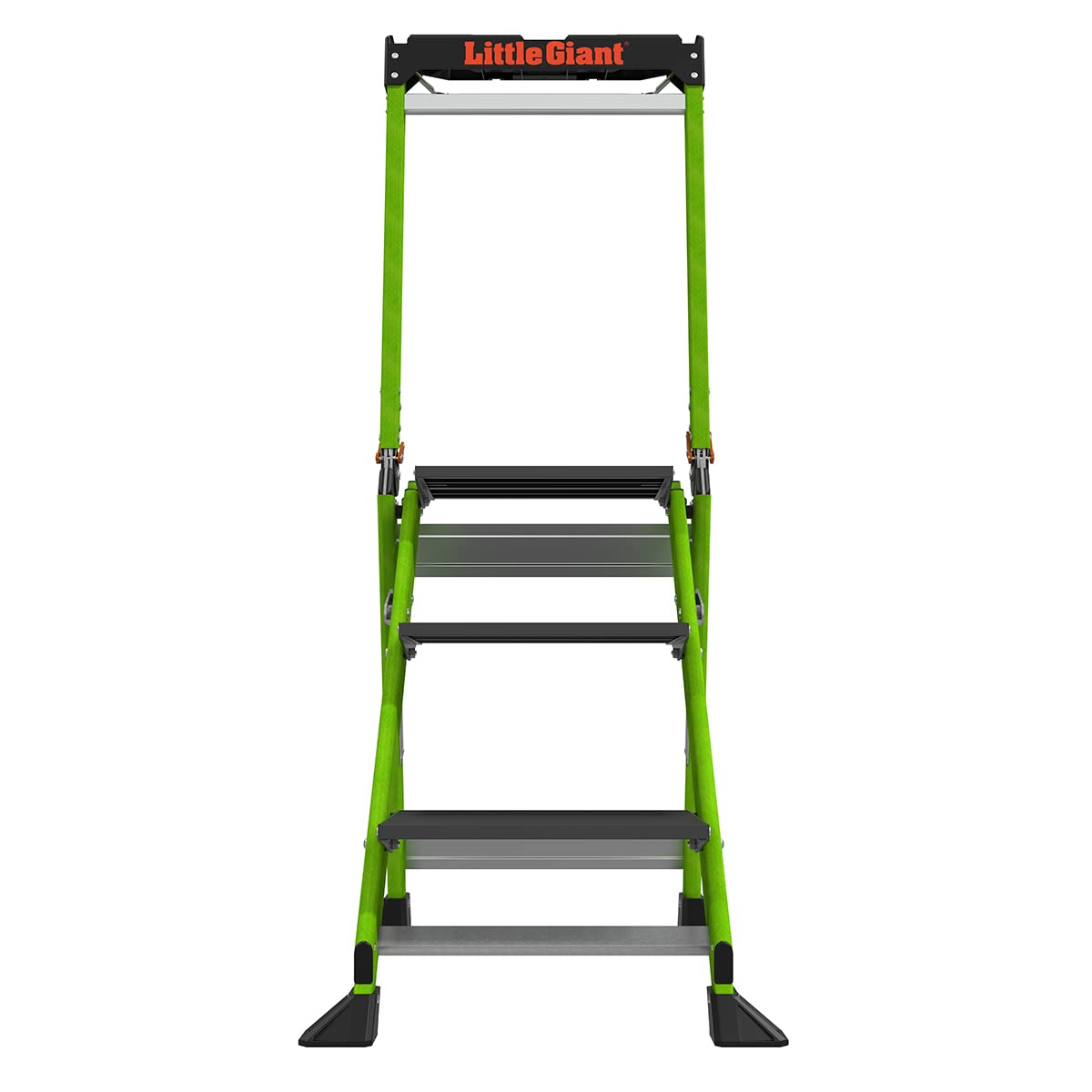 Little Giant Jumbo Step designed for safe use over grates.