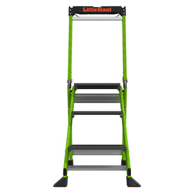 Little Giant Jumbo Step designed for safe use over grates.