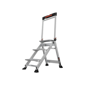 Little Giant Jumbo Step platform steps offer stable elevation for quick indoor tasks.